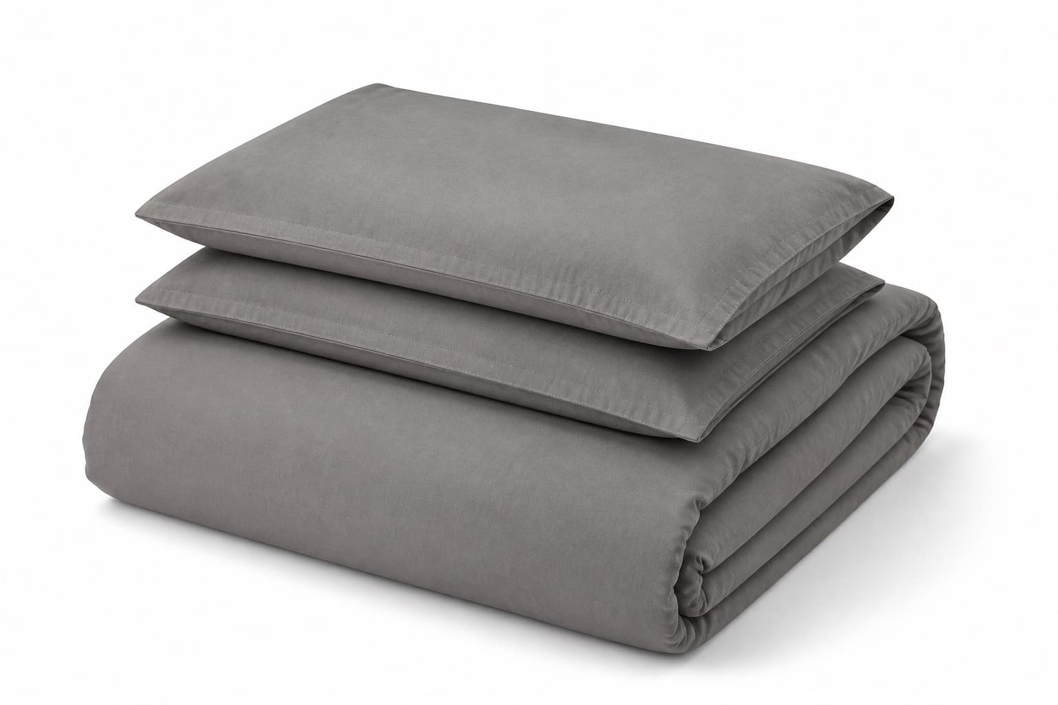 Cotton Duvet Cover Set Stone