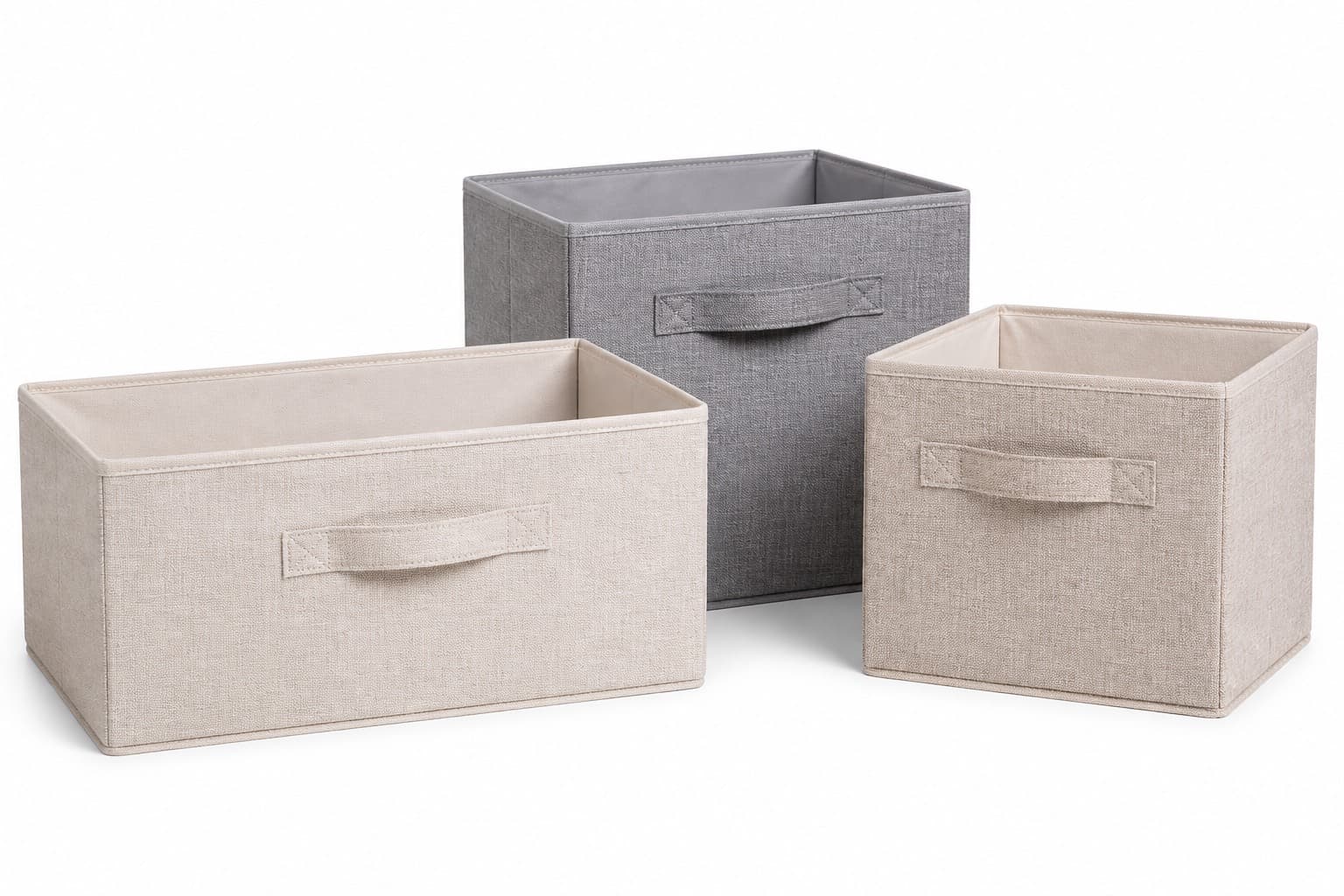 Fabric Storage Bins Set of 3