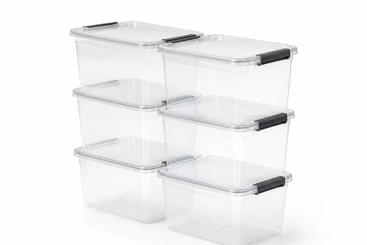 Stackable Clear Bins